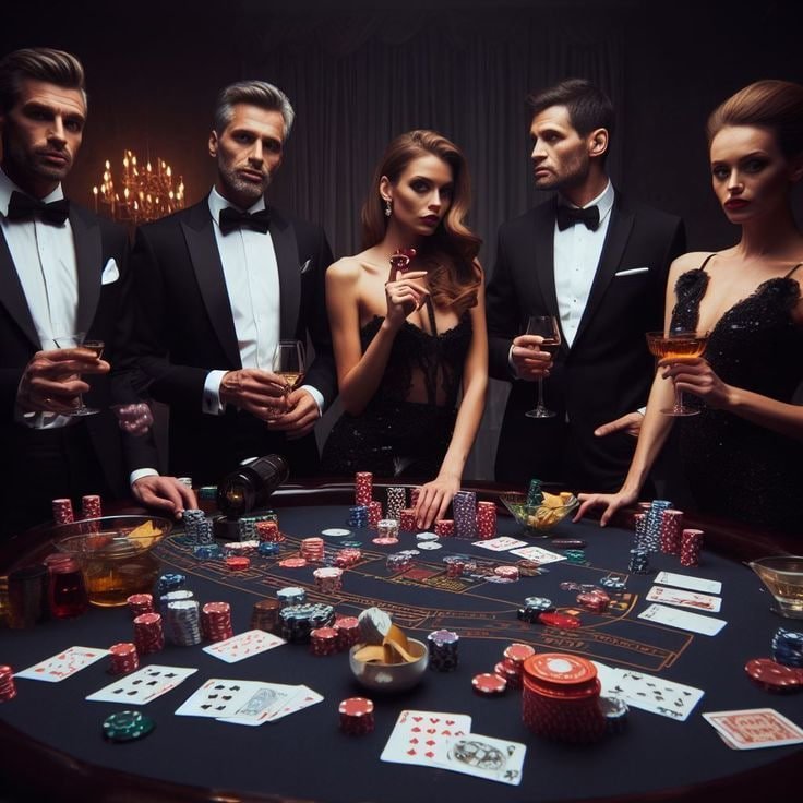 Blackjack betting interface showing bet placement, card totals, and action buttons
